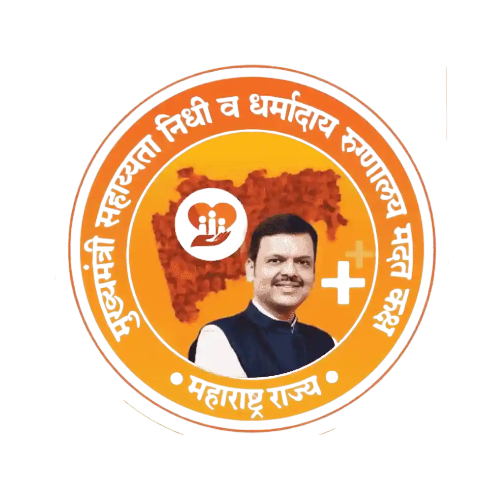 Maharashtra Medical Council emblem featuring a doctor portrait and medical symbols